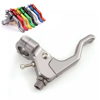 CNC Stunt Clutch Lever for 7/8" 22mm For Yamaha Suzuki Honda Kawasaki BMW Grey Foto 1 de 4