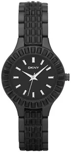 NWT DKNY Glitz Black Black Crystal Dial Women's Watch NY8302 - Picture 1 of 8