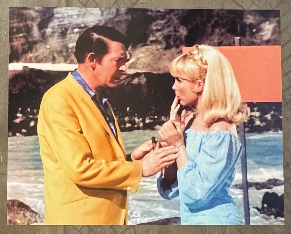 BARBARA EDEN & MILTON BERLE I DREAM OF JEANNIE 1967 QUALITY 8X10 PRINT PHOTO - Image 1 of 1
