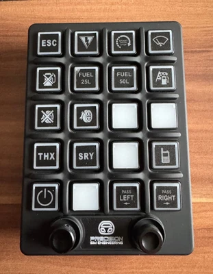 Precision Sim Engineering Pro Switch Panel, Simracing Button box, OVP - Bild 1 von 4