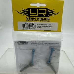 Yeah Racing Tamiya M-05 M-06 MF01X Aluminum Universal CVD Driveshafts TAMC-008BU - Picture 1 of 2