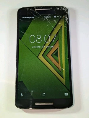 Motorola Moto X Play XT1562 Black, Vetro rotto - Immagine 1 di 4