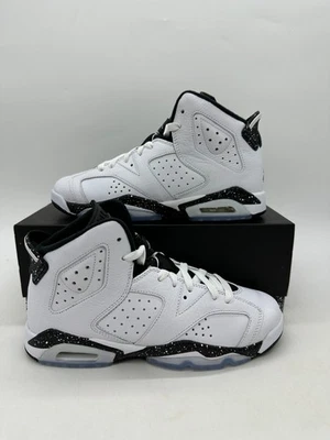 Air Jordan 6 Retro Women's size 8 Youth Size 6.5 Reverse Oreo Shoes 384665 112 - Image 1 of 4