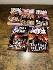 William W Johnstone compete set of the RED RYAN Series w/all 5 paperback books - Picture 1 of 2
