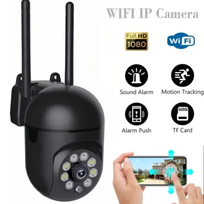 1080P WiFi Camera Motion Tracking Detection Color Night Vision Security Camera - Image 1 of 4