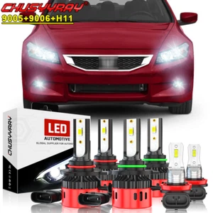 Faros altos/bajos + faros antiniebla para Honda Accord 2006 2007-2012 - Imagen 1 de 10