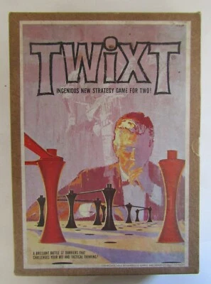 Vintage 1962 Twixt Bookshelf Board Game 3M Ingenious Strategy Game for Two USA - Image 1 of 4