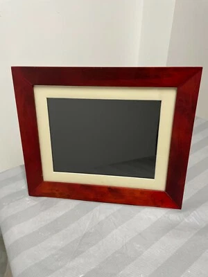 HP 12.1" Digital Picture Frame DF1200A1 Brown 128 MB Remote Play Music Slideshow - Image 1 of 4