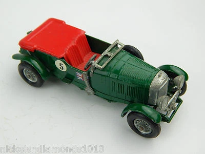 Matchbox Models of Yesteryear Lesney 4.5 LITER BENTLEY 1929 No. 5 Green - Image 1 of 4