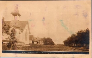 Postal de colección Cherokee Street Looking East Hunter Oklahoma C1910 - Imagen 1 de 2