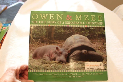 Free Shipping!  Owen and Mzee: The True Story of a Remarkable Friendship Hatkoff - Image 1 of 4