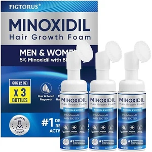 5% Minoxidil Foam 3PCS, Minoxidil, for Men and Women..CR7 - Picture 1 of 7