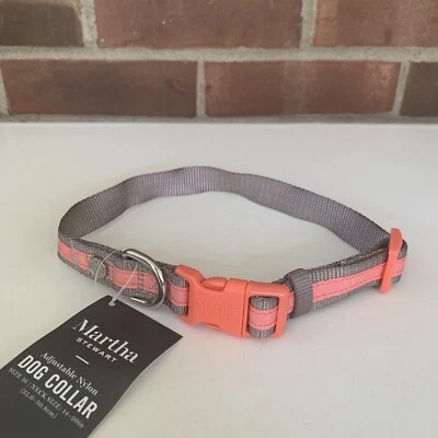 Martha Stewart Cuello de Nylon Ajustable Coral Talla 16 Cuello Talla 14-20 en Rosa NUEVO Foto 1 de 4