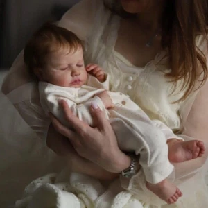Reborn Baby Dolls Silicone Full Body 20 Inch Waterproof Realistic Newborn Baby - Picture 1 of 7