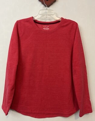 Tek Gear Womens Petite Large Pink Pullover Fleece Long Sleeved Blouse! A6519 - Image 1 of 4