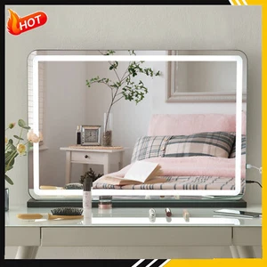 Hollywood Vanity Mirror with LED Light and USB Port Tabletop Makeup Mirror - Picture 1 of 22
