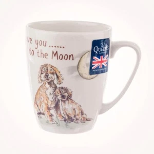 Queens Churchill China A Ray Of Sunshine Love You To The Moon Oak Becher - Bild 1 von 1