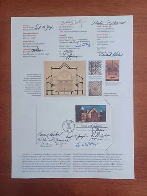 AUTOGRAPHED! USPS First Day Ceremony Program UX263 Princeton Architecture PC - Image 1 of 4