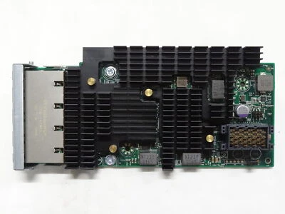 Dell 0YGRK7F YGRK7 Quad Port 10GBASE-T RJ-45 10Gbps iSCSI Mezzanine Harpoon Card - Image 1 of 4