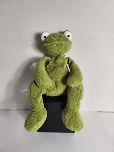 Jellycat Pelhamby Rana Verde Peluche Animal Gorro Gamuza Ojos 13.5" Largo - Imagen 1 de 13