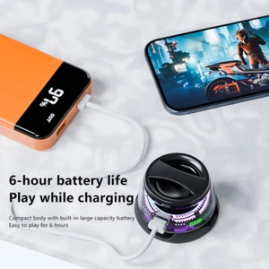 Outdoor Magnetic Bluetooth Speaker Wireless Portable Mini Travel Stereo Speaker - Zdjęcie 1 z 18