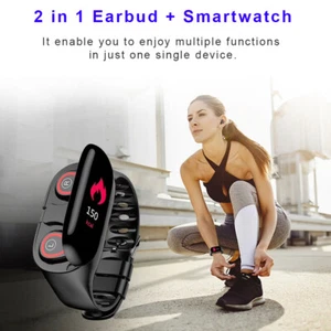 SmartWatch sportivo Bluetooth 4.0 2 in 1 (pressione sanguigna + frequenza cardiaca + contapassi) - Foto 1 di 5