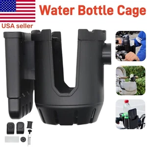 Water Bottle Cage Mount Drink Bicycle Handlebar Bike Cup Holder Cycling Beverage - Picture 1 of 8