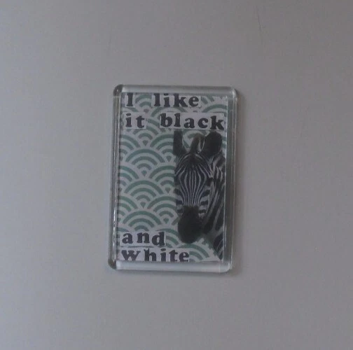 I Like It blanco y negro - imán nevera Foto 1 de 1