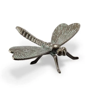 Dragonfly Garden Sculpture Statue Cast Iron Bug Insect Figurine  10in SPI Home - Picture 1 of 5