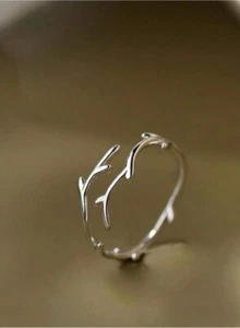 Elegante anillo de dedo de aniversario de moda de diseño único para mujer en plata 935 - Imagen 1 de 8