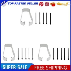 5x Touch Replacement Tip Nibs w/ Clip for Galaxy Tab (Black) - Photo 1/3
