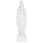 White Resin Virgin Mary Statue for Desktop Church Decor