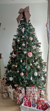 Addobbi Natalizi Rosa E Fiocco Rosa