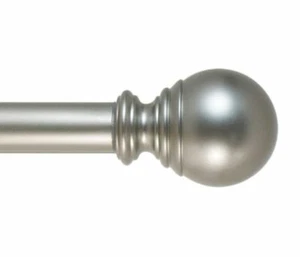 Basic Ball 1 IN Curtain Rod 2pk - Picture 1 of 1