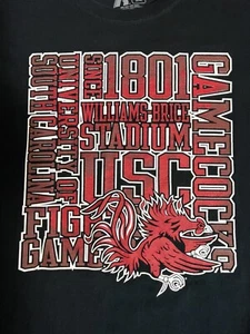 South Carolina Gamecocks NCAA Men's Red T-Shirt, Large USC William Brice Stadium - Picture 1 of 8