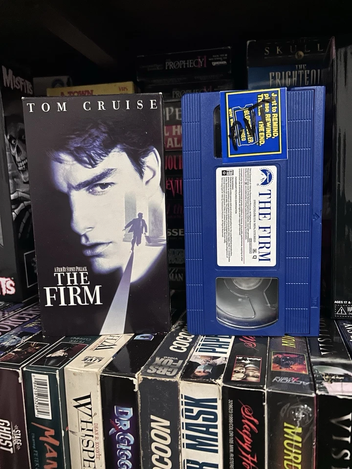 The Firm VHS Tape 1996 Royal Blue Variant HTF Colored Tape Vtg Blockbuster OOP - Image 1 of 4