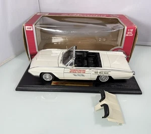 Vintage Anson 1/18 Scale 1961 Ford Thunderbird Indy 500 Official Pace Car w/ Box - Picture 1 of 19