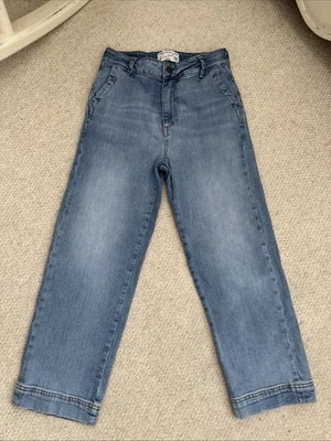 Fat Face Womens High Waist Cropped Denim  Jeans size 8R - Image 1 of 4