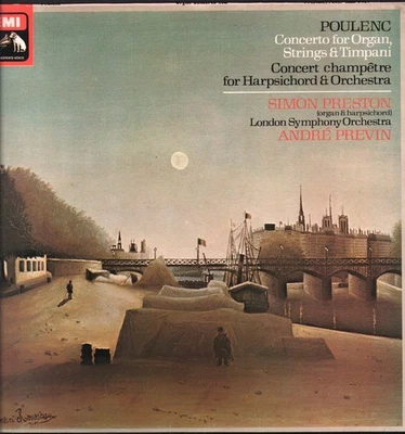 ASD3489 Simon Preston / Andre Previn / London Symphony Orchestra Poulenc - Image 1 of 4