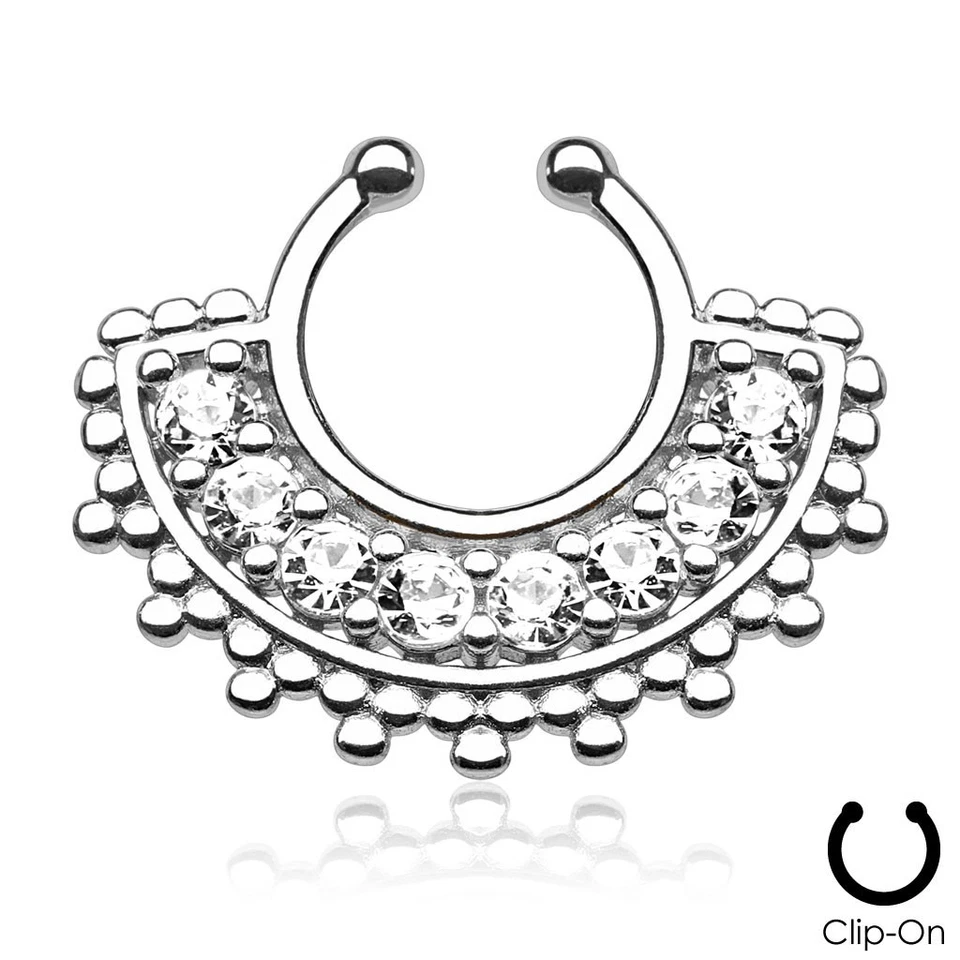 Fake Piercing Septum Large Fan - Image 1 of 1