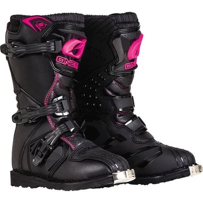 O'Neal Racing Rider Girl's Boots, Black/Pink Foto 1 de 4