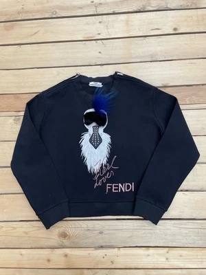 Fendi x Karl lagerfeld collab long sleeve unisex sweatshirt - Image 1 of 4