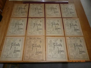 12 x GIRLS FRIENDLY SOCIETY G.F.S. FRIENDLY LEAVES MAGAZINES 1912 *RARE AS PICS* - Picture 1 of 24