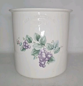 Vintage Pfaltzgraff Grapevine Embossed Utensil Holder Crock York PA - Picture 1 of 6