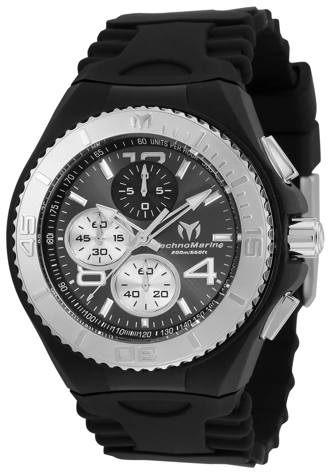 Reloj Technomarine TM-115148 Cruise JellyFish para hombre plateado y negro 46 mm Foto 1 de 4