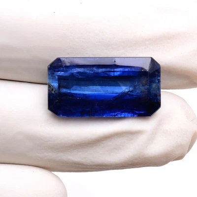 Piedra preciosa corte cojín cianita azul natural de 16,94 quilates grado superior 20,80 mm x 11,16 mm Foto 1 de 4