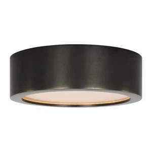 Visual Comfort Modern Cerne 1 Light 5" Mini Flush Mount, DBZ - KWFM19227BZ - Picture 1 of 1