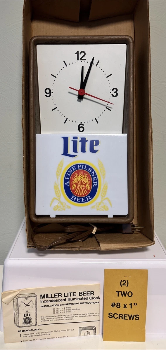 Miller Lite Clock for sale | eBay