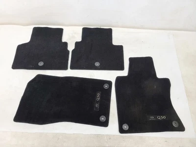 JUEGO DE 4 ALFOMBRILLAS INTERIORES DELANTERAS TRASERAS IZQUIERDA Y DERECHA INFINITI Q50 14-20 OEM Foto 1 de 2