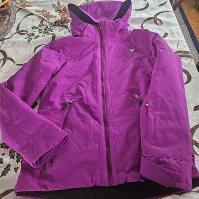 Chaqueta de esquí/snowboard con capucha desmontable Obermeyer para niñas talla 18 XL  Foto 1 de 4